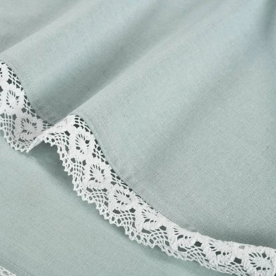 Rosalie Shower Curtain Blue - Lush Décor 4 Rosalie Shower Curtain Blue - Lush Décor - Image 2