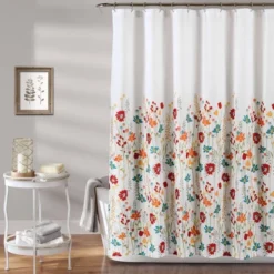 72"x72" Clarissa Floral Shower Curtain - Lush Décor -Lush Decor Store GUEST 72606584 99f7 4062 bc51 78b9f9c03664