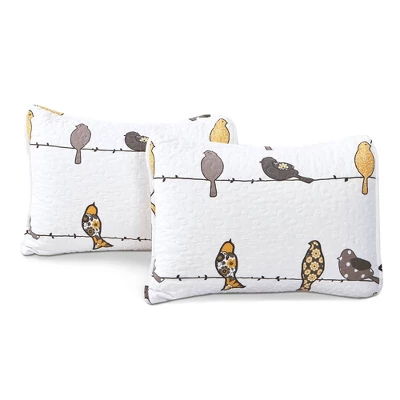7pc Rowley Birds Quilt Set - Lush Décor 7 7pc Rowley Birds Quilt Set - Lush Décor - Image 5