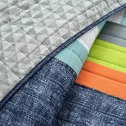 Shelly Stripe Quilt Set - Lush Décor 8 Shelly Stripe Quilt Set - Lush Décor -Lush Decor Store GUEST 73fdae07 f47d 4bf1 9478 9f4fd0c801bd