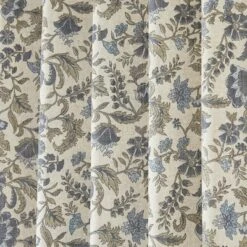 37"x84" Lush Decor Lillian Block Print Linen Textured Window Curtain Panels Blue/Sage Pair -Lush Decor Store GUEST 74159047 0ca5 40e1 928c 8b4539a8b978