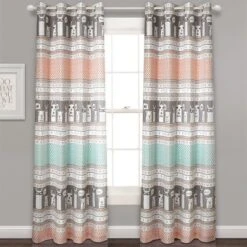 52"x84" Set Of 2 Llama Striped Room Darkening Curtain Panels - Lush Décor 9 52"x84" Set Of 2 Llama Striped Room Darkening Curtain Panels - Lush Décor -Lush Decor Store GUEST 758c3577 ddaf 438e 80c5 d003e3376a54