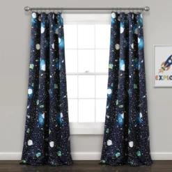 Universe Room Darkening Window Curtain Panels Navy - Lush Décor 13 Universe Room Darkening Window Curtain Panels Navy - Lush Décor -Lush Decor Store GUEST 7607c40a 864a 42e5 9e24 0a98ad19b912
