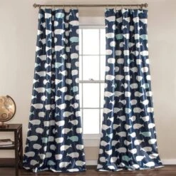Whale Window Curtain - Lush Décor -Lush Decor Store GUEST 7621be93 4f30 422f bb4c 933e08718ea7