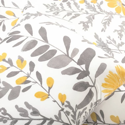 8pc Aprile Soft Reversible Oversized Comforter Set Yellow/Gray - Lush Décor 6 8pc Aprile Soft Reversible Oversized Comforter Set Yellow/Gray - Lush Décor - Image 4