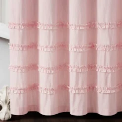 72"x72" Vintage Stripe Yarn Dyed Cotton Shower Curtain - Lush Décor -Lush Decor Store GUEST 788ea009 f91d 4d39 b373 5901395a8188