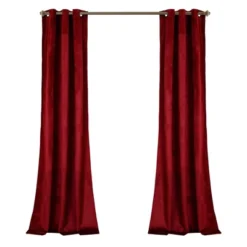 Lush Décor Prima Velvet Solid Light Filtering Window Curtain Red Set 38X84 10 Lush Décor Prima Velvet Solid Light Filtering Window Curtain Red Set 38X84 -Lush Decor Store GUEST 789e426d a129 4ed1 b73e 53170a8583f2