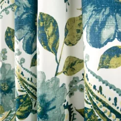 2pk Light Filtering Floral Paisley Window Curtain Panels Blue - Lush Décor -Lush Decor Store GUEST 7a567de6 32d3 4897 993b 6e32792b9a47
