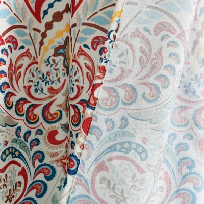 72"x72" Boho Chic Shower Curtain Seafoam - Lush Décor 6 72"x72" Boho Chic Shower Curtain Seafoam - Lush Décor - Image 4