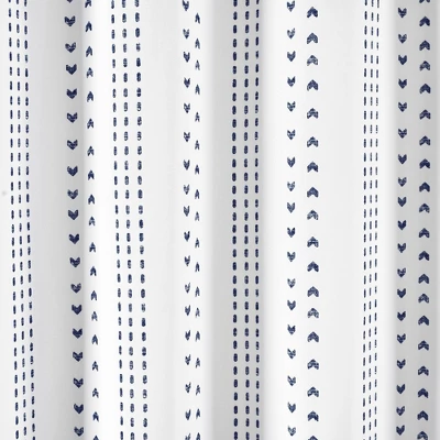 72"x72" Hygge Striped Single Shower Curtain - Lush Décor 4 72"x72" Hygge Striped Single Shower Curtain - Lush Décor - Image 2