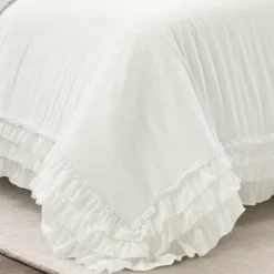 Lush Decor 3pc Ella Ruffle Comforter Bedding Set White -Lush Decor Store GUEST 7d8fa0fb 69d7 4d02 9cb6 ce7a8aea7e0a