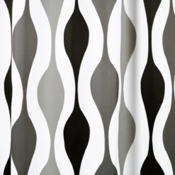 Lush Décor Mid Century Geo Light Filtering Window Curtain Panels Black/Gray 52X108 Set -Lush Decor Store GUEST 7d9499ee f89c 4a81 aaf0 0c910b62cac1