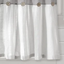 Lush Décor Linen Button Kitchen Tier Window Curtain Panels White/Gray 29X24+2 Set 11 Lush Décor Linen Button Kitchen Tier Window Curtain Panels White/Gray 29X24+2 Set -Lush Decor Store GUEST 7e161589 19f3 40a8 8e37 8f17daa2cebd