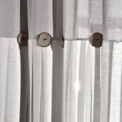Lush Décor Linen Button Kitchen Tier Window Curtain Panels White/Gray 29X24+2 Set 10 Lush Décor Linen Button Kitchen Tier Window Curtain Panels White/Gray 29X24+2 Set -Lush Decor Store GUEST 7e253463 b09e 4f59 bb94 5197f0b0bb64