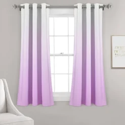 Set Of 2 (63"x38") Mia Ombre Insulated Grommet Blackout Window Curtain Panels - Lush Décor 11 Set Of 2 (63"x38") Mia Ombre Insulated Grommet Blackout Window Curtain Panels - Lush Décor -Lush Decor Store GUEST 7e52fbd0 9e8b 4359 b23d e6be391a4f43