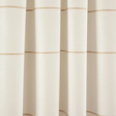 Set Of 2 Farmhouse Boho Striped Woven Tassel Yarn Dyed Cotton Window Curtain Panels - Lush Décor 4 Set Of 2 Farmhouse Boho Striped Woven Tassel Yarn Dyed Cotton Window Curtain Panels - Lush Décor - Image 2