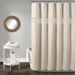 Dana Lace Shower Curtain - Lush Décor -Lush Decor Store GUEST 81170080 4727 41b6 b180 bba2066c1eb6