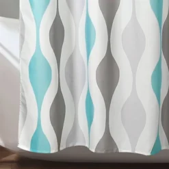 Mid-Century Geo Shower Curtain - Lush Décor -Lush Decor Store GUEST 81d5bef2 9aa4 499b b3b8 6b96d3d61b61