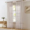 Lush Décor Milla Knitted Textured Sheer Window Curtain Panels Champagne Pair 38x84 -Lush Decor Store GUEST 83683307 2f51 428e 90fb 442fa5db62e0
