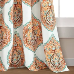 2pk 52"x84" Light Filtering Harley Curtain Panels Orange - Lush Décor 8 2pk 52"x84" Light Filtering Harley Curtain Panels Orange - Lush Décor -Lush Decor Store GUEST 83ad95e5 6f5f 4e9f 9ce9 42f8801dd761