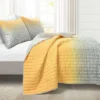 2pc Twin Glitter Ombre Metallic Print Kids' Quilt Set Yellow/Gray - Lush Décor: Kids Bedding, Teen Room Decor, Microfiber -Lush Decor Store GUEST 8484ab4c 1f09 4190 941a aa84c2b981ae