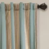 Lush Décor Julia Stripe Light Filtering Window Curtain Set