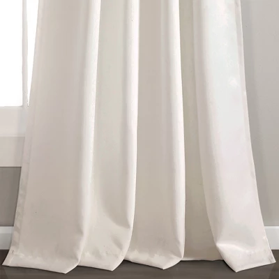 Set Of 2 Estate Garden Print Light Filtering Window Curtain Panels - Lush Décor 5 Set Of 2 Estate Garden Print Light Filtering Window Curtain Panels - Lush Décor - Image 3