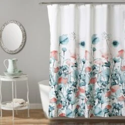 Zuri Flora Shower Curtain - Lush Décor -Lush Decor Store GUEST 86be3a5d e33f 432f 89c4 c5396b3236f5