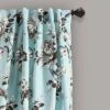 Set Of 2 Tania Floral Light Filtering Window Curtain Panels - Lush Décor