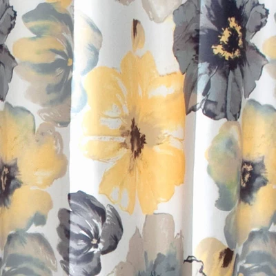 Leah Shower Curtain Yellow/Gray - Lush Décor 4 Leah Shower Curtain Yellow/Gray - Lush Décor - Image 2