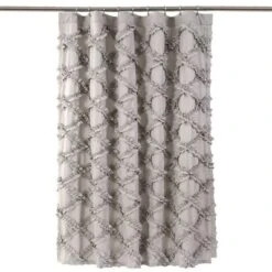 Ruffle Diamond Shower Curtain - Lush Décor -Lush Decor Store GUEST 8cad4cf3 4568 4692 b8e3 d44067fb6b01