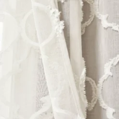 Set Of 2 Avon Trellis Grommet Sheer Window Curtain Panels - Lush Décor -Lush Decor Store GUEST 8f240a7c ce1f 4b41 92b7 996112a8a5b5 2