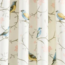Lush Décor Botanical Bird And Flower Light Filtering Window Curtain Panels Multi 52x84 Set -Lush Decor Store GUEST 93313ca6 c810 4a38 afe0 d024cff946a4