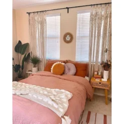 Boho Macrame Textured Cotton Window Curtain Panel - Lush Décor -Lush Decor Store GUEST 94632c06 e7ab 4a86 8125 7f5a2c21df0a
