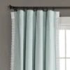 Rosalie Rod Pocket Light Filtering Window Curtain Panels - Lush Décor