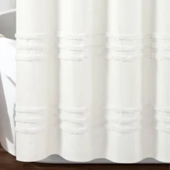 72"x72" Boho Kendra Tufted Yarn Dyed Eco Friendly Recycled Cotton Shower Curtain - Lush Décor 9 72"x72" Boho Kendra Tufted Yarn Dyed Eco Friendly Recycled Cotton Shower Curtain - Lush Décor -Lush Decor Store GUEST 9b666223 a6fa 4962 afe9 aa0d4d7ee9ce