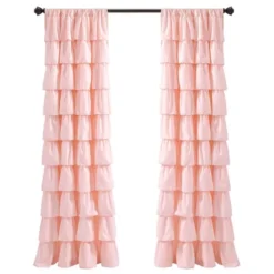 50"x84" Ruffle Light Filtering Window Curtain Panels - Lush Décor -Lush Decor Store GUEST 9c1c4b18 ca8d 4d97 baca 27fd82a8b6de