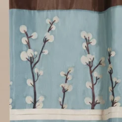 Cocoa Flower Shower Curtain Blue - Lush Décor -Lush Decor Store GUEST 9d7c88ba de89 4b54 a4d6 772dfac3e315