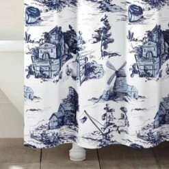French Country Toile Single Shower Curtain - Lush Décor -Lush Decor Store GUEST 9edcdeaf e1ba 4387 ad41 92ddcdbe0cdd
