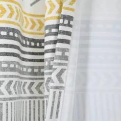 2pk 52"x84" Light Filtering Hygge Geo Curtain Panels Yellow - Lush Décor -Lush Decor Store GUEST 9f0c5cdb f9e2 4b4d a963 e533d862c6b3