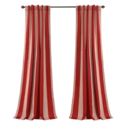 Lush Décor Julia Stripe Light Filtering Window Curtain Red Set 52x84 12 Lush Décor Julia Stripe Light Filtering Window Curtain Red Set 52x84 -Lush Decor Store GUEST 9f3adff6 b3e1 42ec 8fca d024f743ee3d