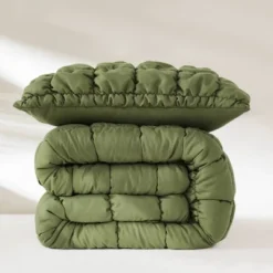 Lush Decor Twin XL Puff Bed Blankets Green 2pc Set -Lush Decor Store GUEST a10c234c 59b5 44b5 81b3 17fde43b6fb1