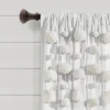 84"x52" Pom-Pom Tassel Linen Light Filtering Window Curtain Panel - Lush Décor -Lush Decor Store GUEST a1969e5d 4a90 433c badc 1db28fa19d73