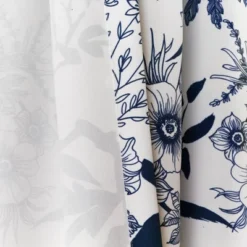 2pk 52"x108" Light Filtering Botanical Garden Curtain Panels Navy - Lush Décor -Lush Decor Store GUEST a5a42fe0 e99b 4bf8 bffe 5c30217a6d3a 1