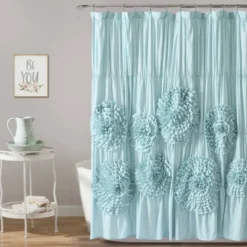 Serena Flower Texture Shower Curtain - Lush Décor 17 Serena Flower Texture Shower Curtain - Lush Décor -Lush Decor Store GUEST a6cbb150 d74a 45c5 bc72 f47c7ccf2039