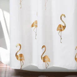 Flamingo Shower Curtain Gold - Lush Décor 8 Flamingo Shower Curtain Gold - Lush Décor -Lush Decor Store GUEST a8c0f9fb aad3 4f7b 8142 e618dfd825d7