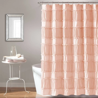 Nova Ruffle Shower Curtain - Lush Décor 9 Nova Ruffle Shower Curtain - Lush Décor - Image 7
