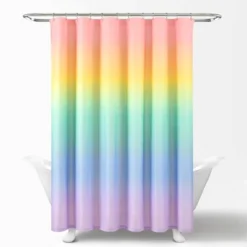 72"x72" Single Kids' Rainbow Ombre Shower Curtain Rainbow/Turquoise - Lush Décor 9 72"x72" Single Kids' Rainbow Ombre Shower Curtain Rainbow/Turquoise - Lush Décor -Lush Decor Store GUEST a913a41c 13e0 4576 af23 d7a8041e3a0c