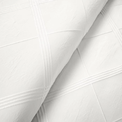 Lush Decor 3pc Diamond Geo Gacquar Comforter Bedding Set White 5 Lush Decor 3pc Diamond Geo Gacquar Comforter Bedding Set White - Image 3