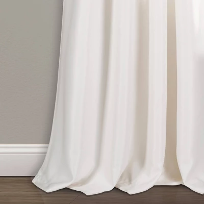 2pk 52"x108" Light Filtering Weeping Flower Curtain Panels Turquoise - Lush Décor: 108 Inch Botanical Curtains 5 2pk 52"x108" Light Filtering Weeping Flower Curtain Panels Turquoise - Lush Décor: 108 Inch Botanical Curtains - Image 3